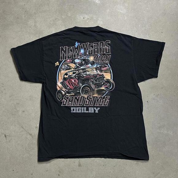 Sick Dirtbike New years Graphic Tee - Picture 1 of 5